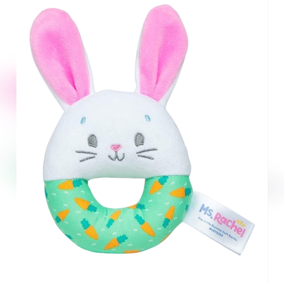 Ms. Rachel Soft Bunny Rattle - Picture 2 of 3